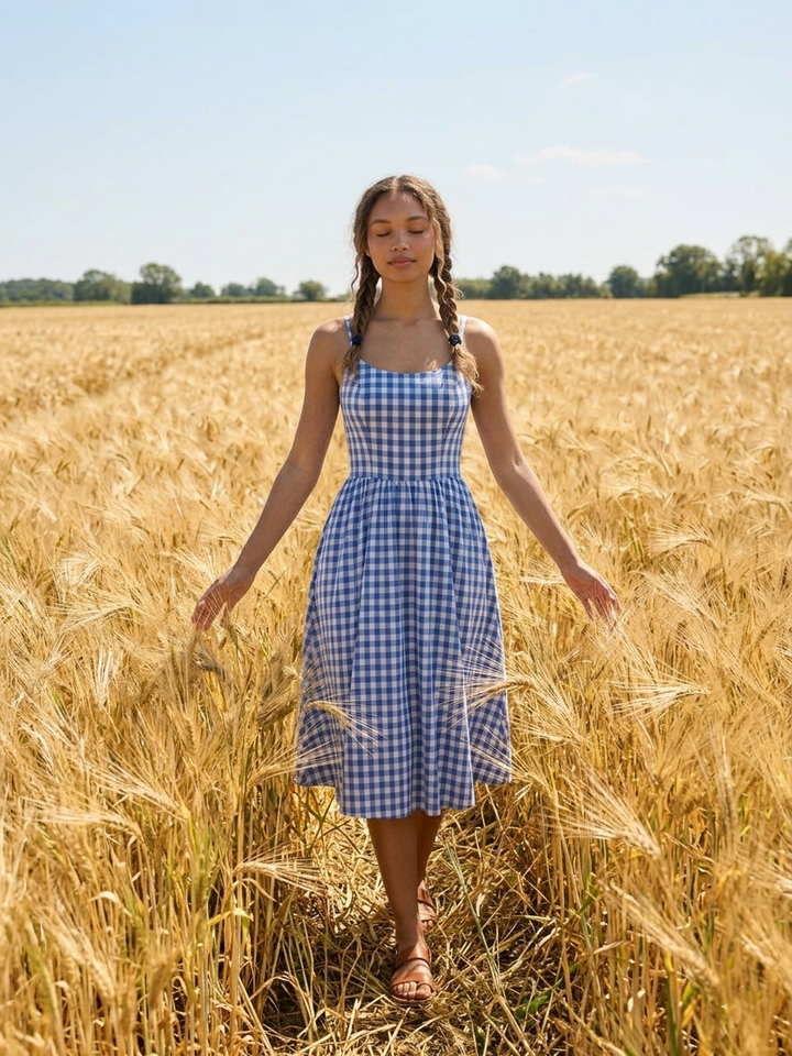 Penelope Gingham Dress