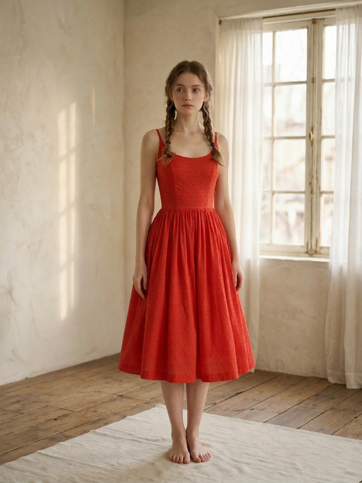 Penelope Dotted Swiss Dress
