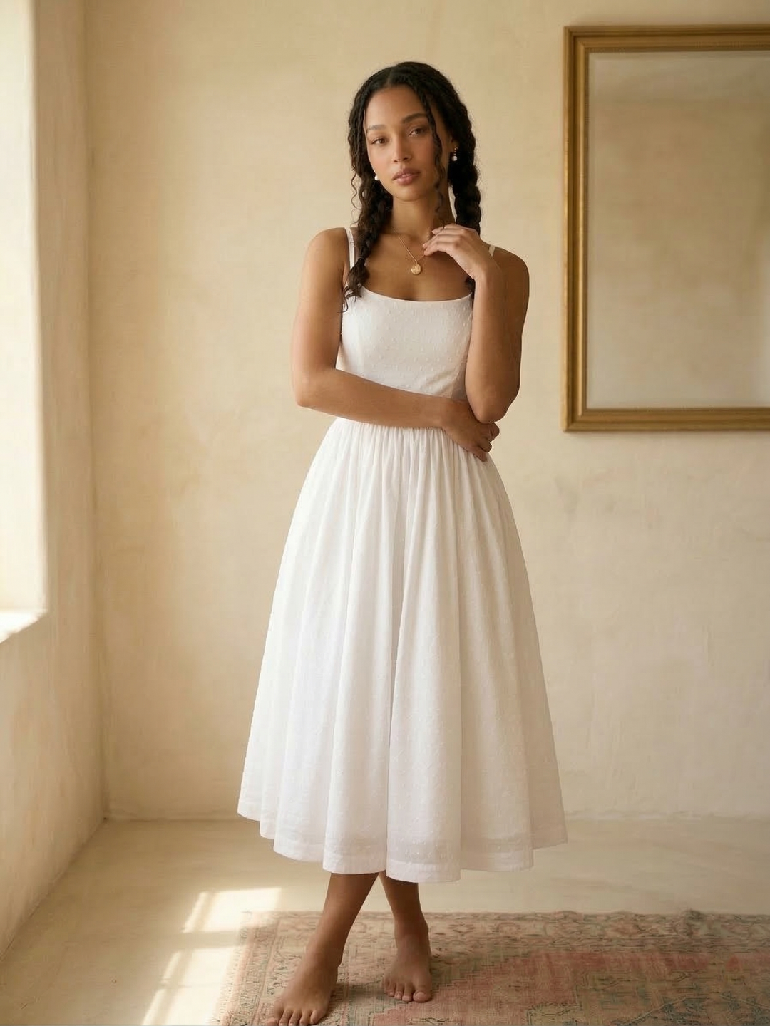 Penelope Dotted Swiss Dress