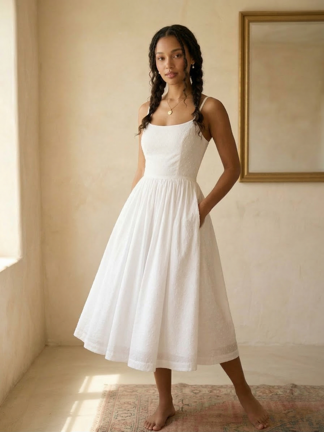 Penelope Dotted Swiss Dress