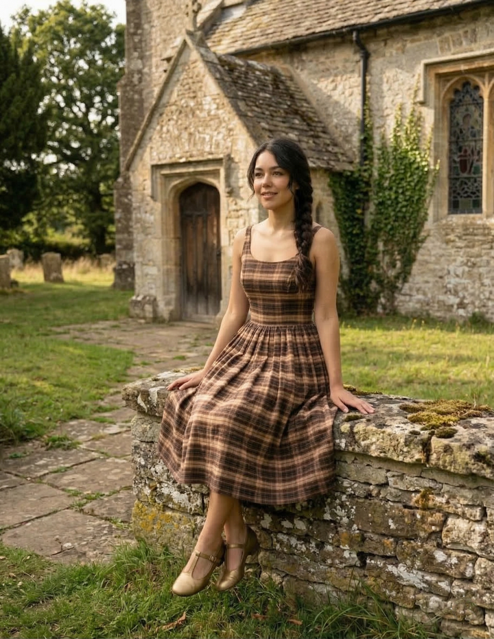 MTO - Penelope Plaid Dress