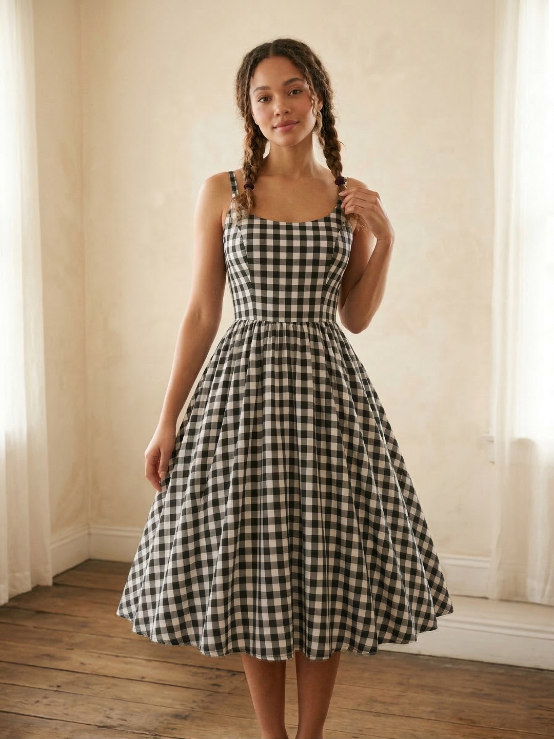 Penelope Gingham Dress