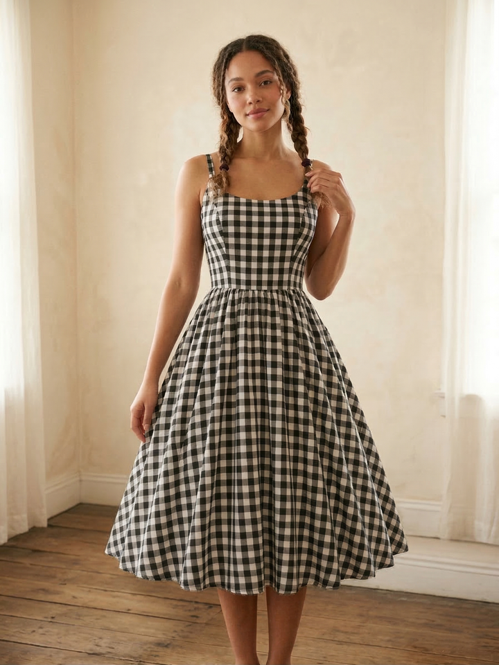Penelope Gingham Dress
