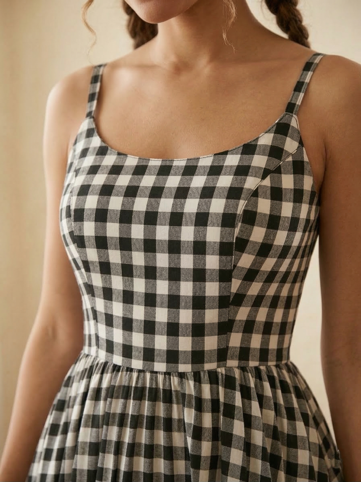 Penelope Gingham Dress