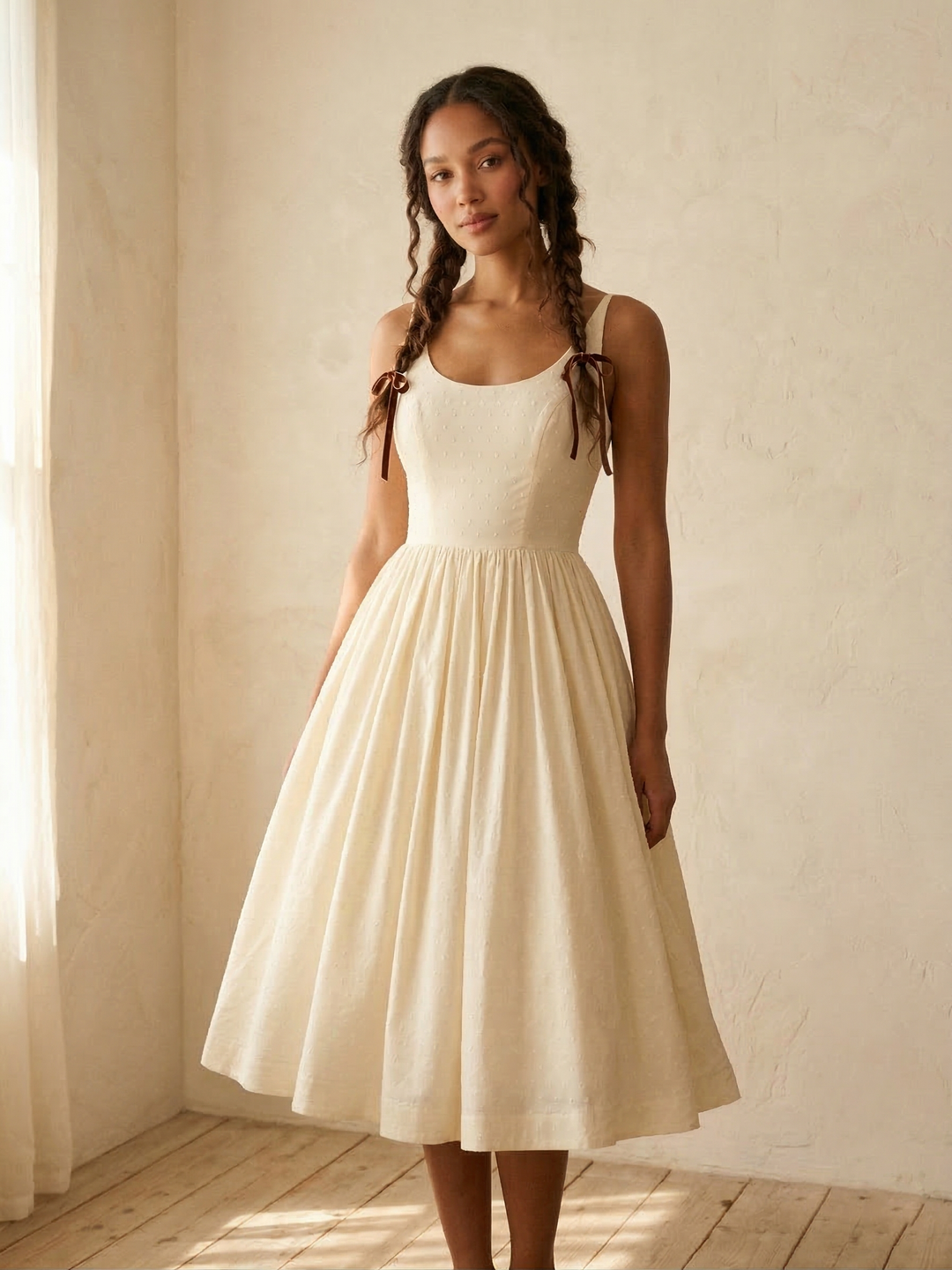 Penelope Dotted Swiss Dress