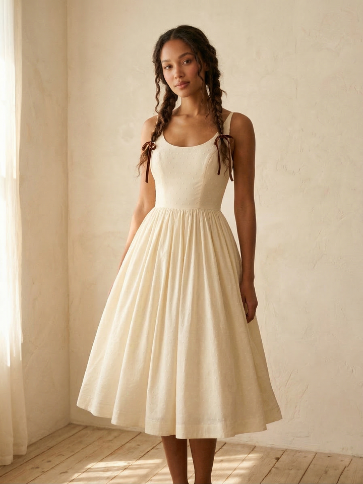 Penelope Dotted Swiss Dress
