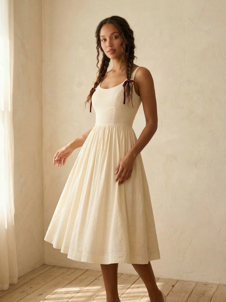 Penelope Dotted Swiss Dress