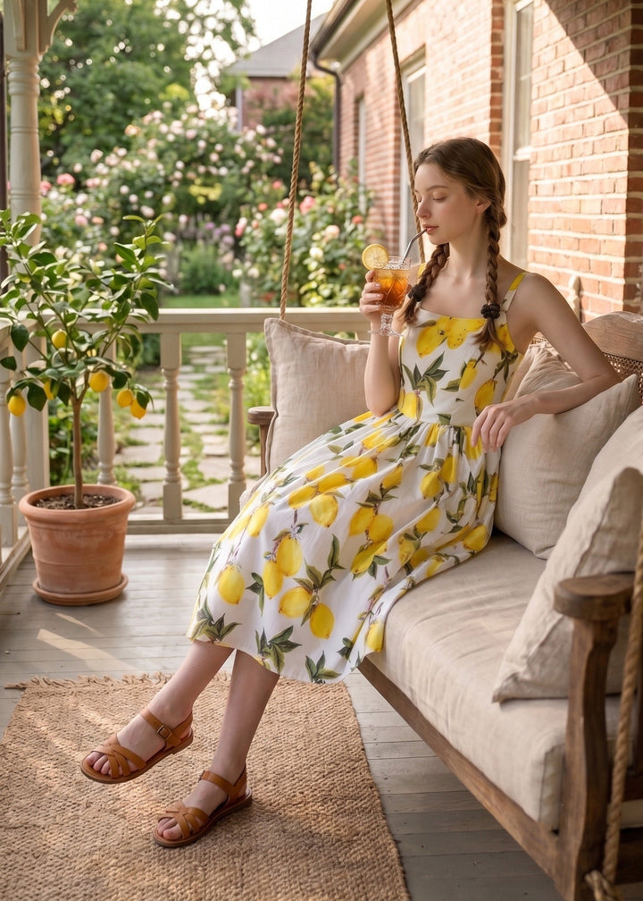 Penelope Dress "Freshly Squeezed"