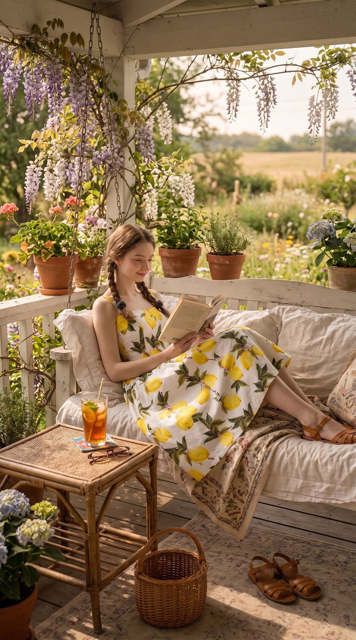Penelope Dress "Freshly Squeezed"