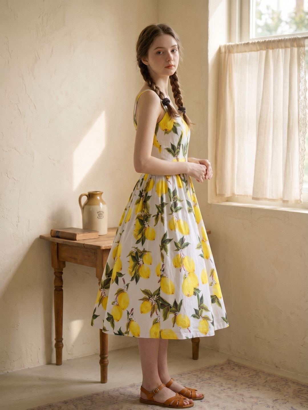 Penelope Dress "Freshly Squeezed"