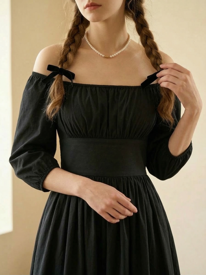 Sydney Solid Cotton Dress