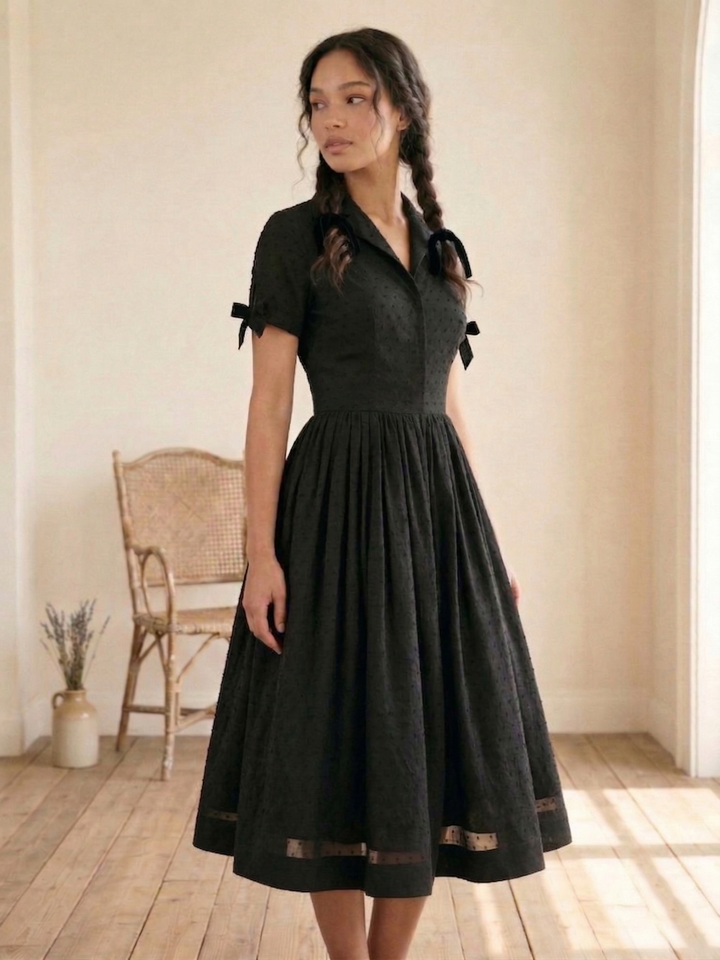 Trudie Dotted Swiss Dress