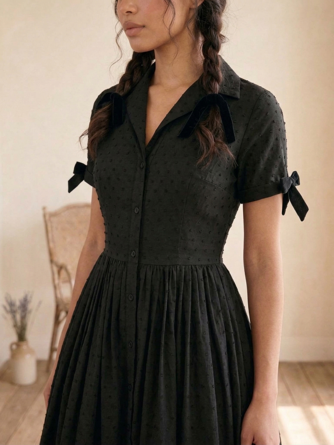 Trudie Dotted Swiss Dress