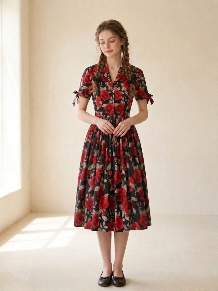 Trudie Dress "Si Senorita" Black
