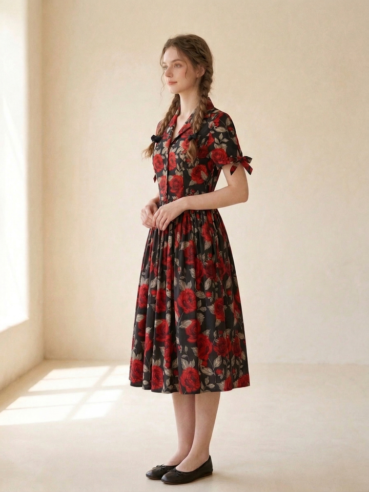 Trudie Dress "Si Senorita" Black