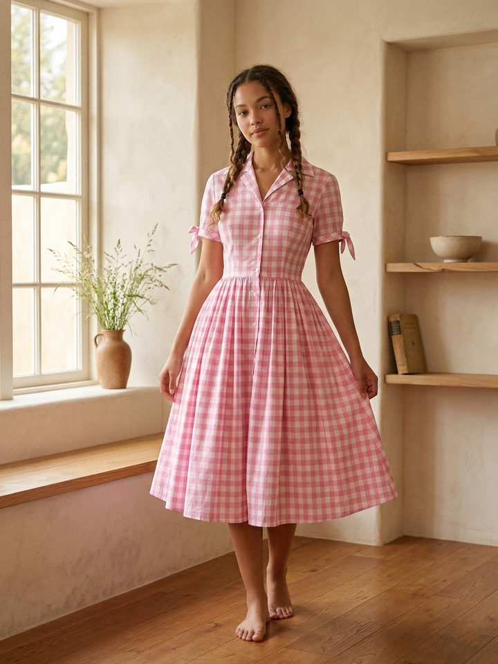 Trudie Gingham Dress