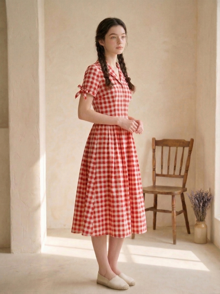 Trudie Gingham Dress