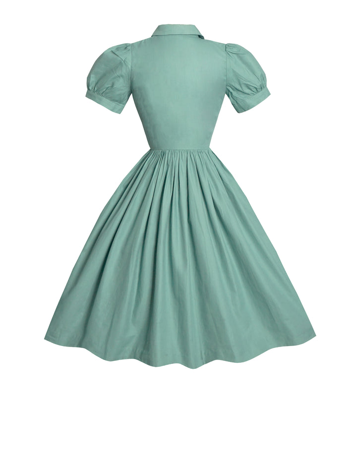 Judy Solid Cotton Dress