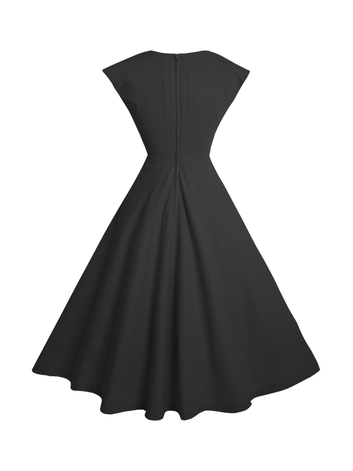 Kennedy Solid Cotton Dress