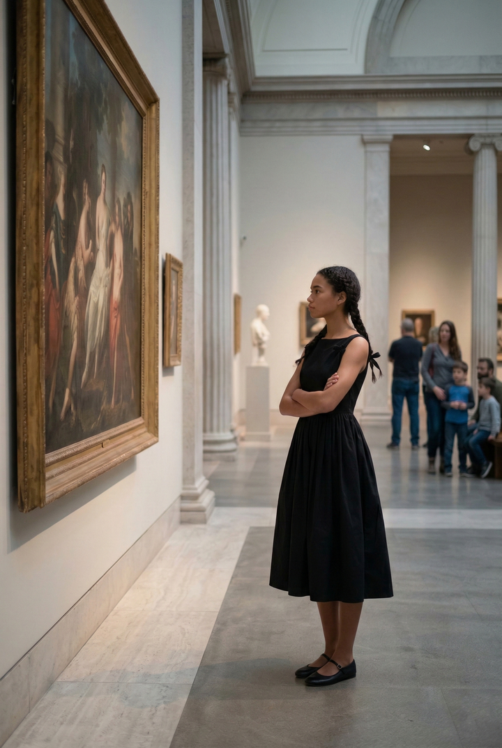 MTO - Audrey Solid Cotton Dress