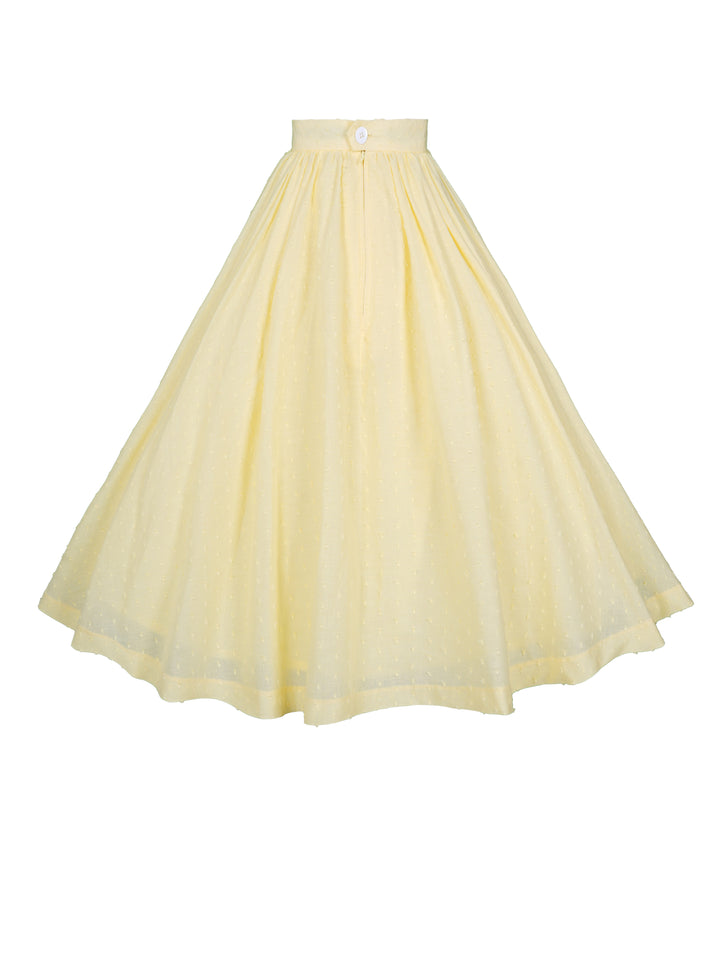 MTO - Lola Dotted Swiss Skirt