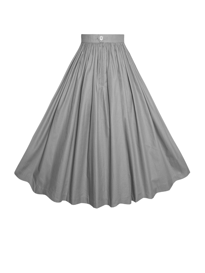 MTO - Lola Solid Cotton Skirt