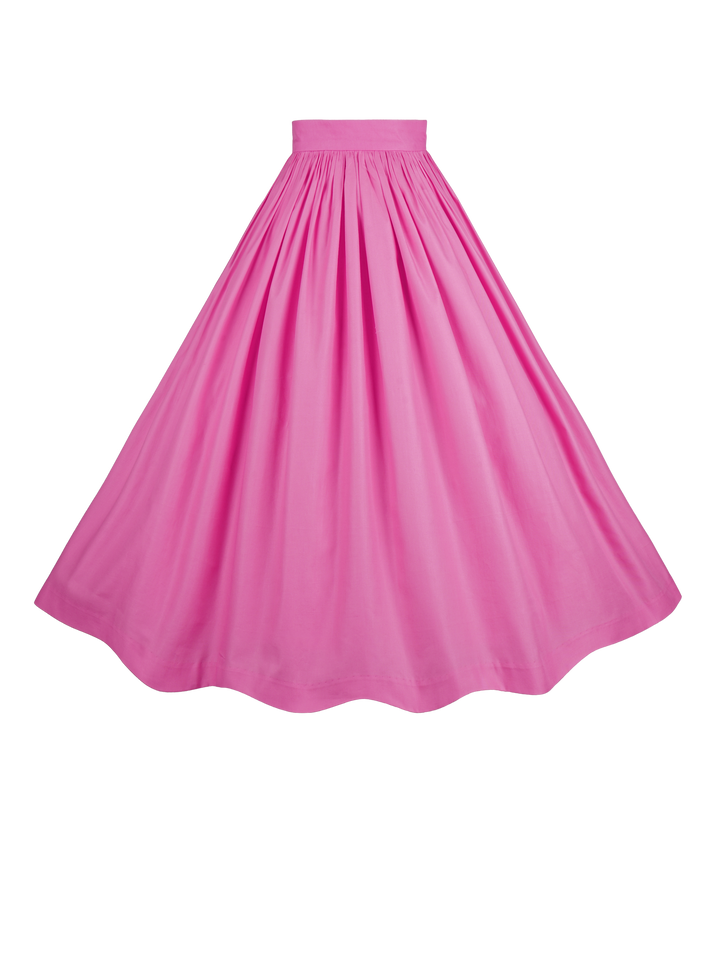 MTO - Lola Solid Cotton Skirt