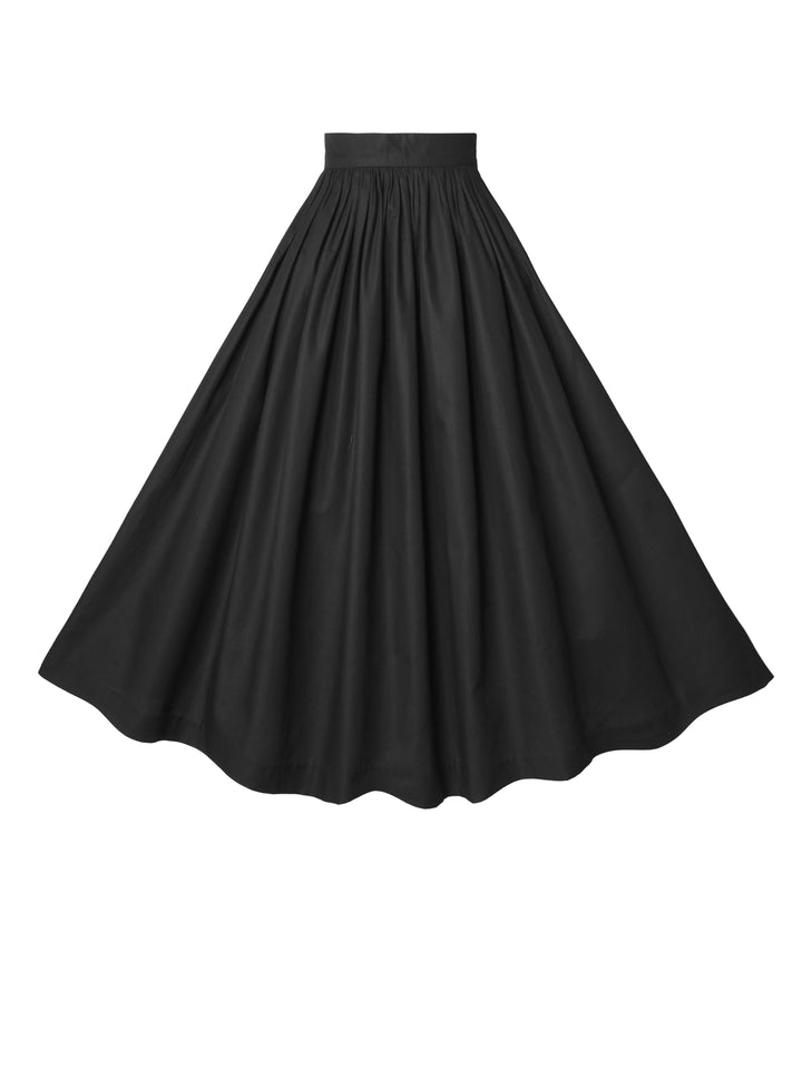 MTO - Lola Solid Cotton Skirt