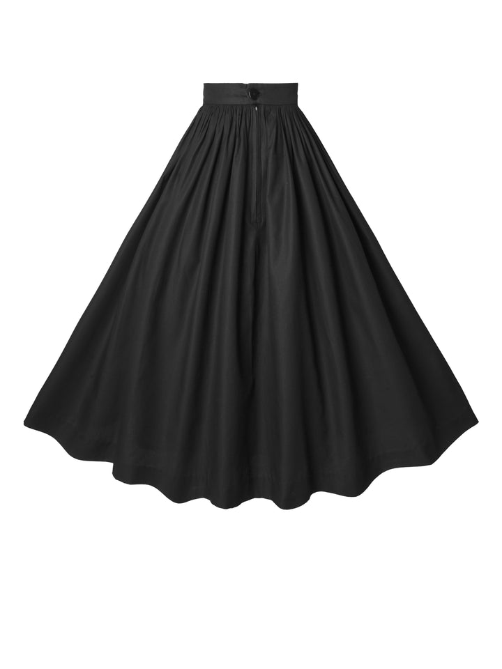MTO - Lola Solid Cotton Skirt