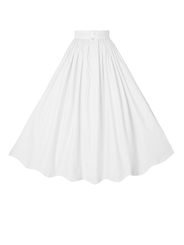 MTO - Lola Solid Cotton Skirt