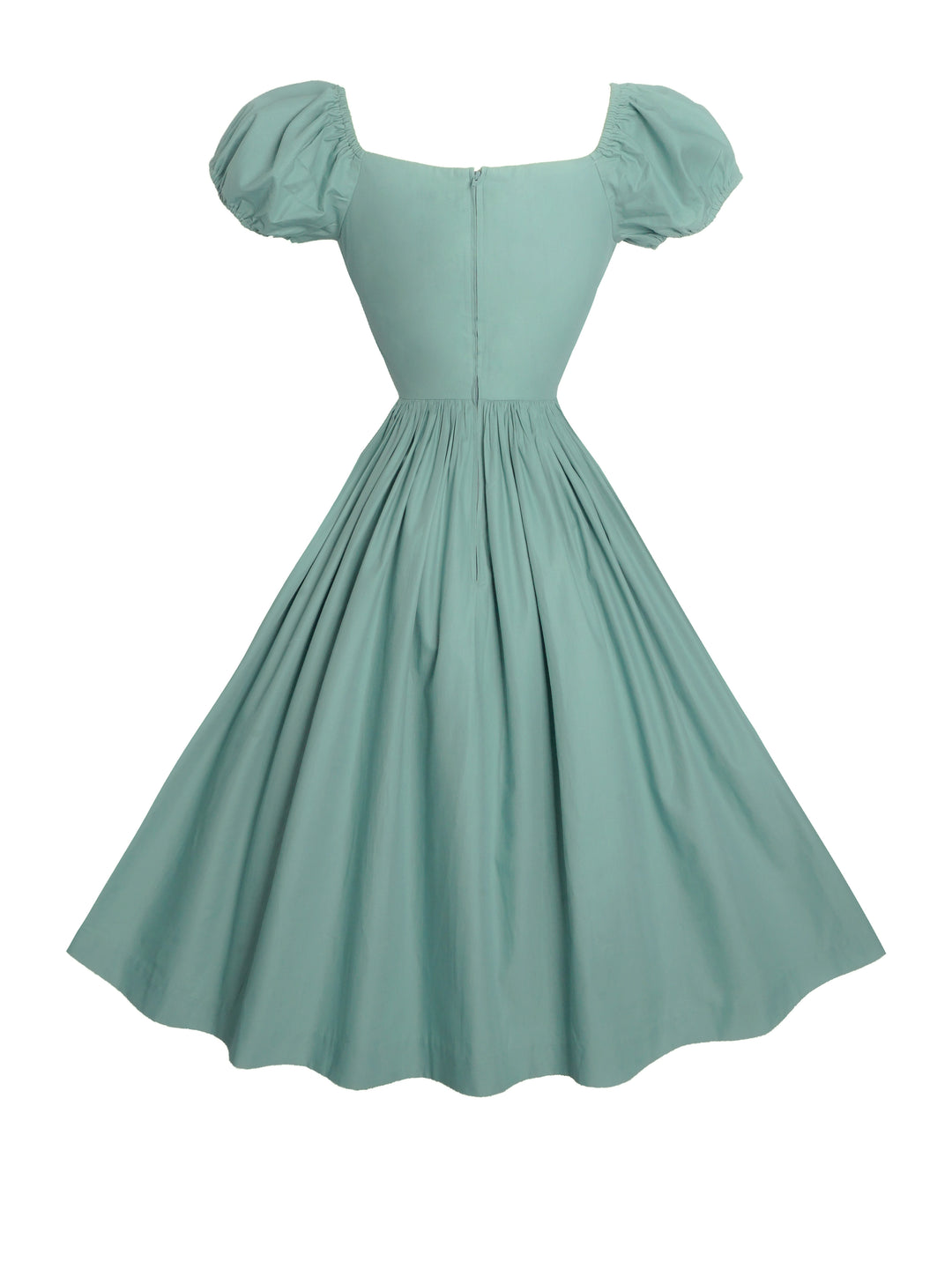RTS - Loretta Dress in Jade Green Cotton