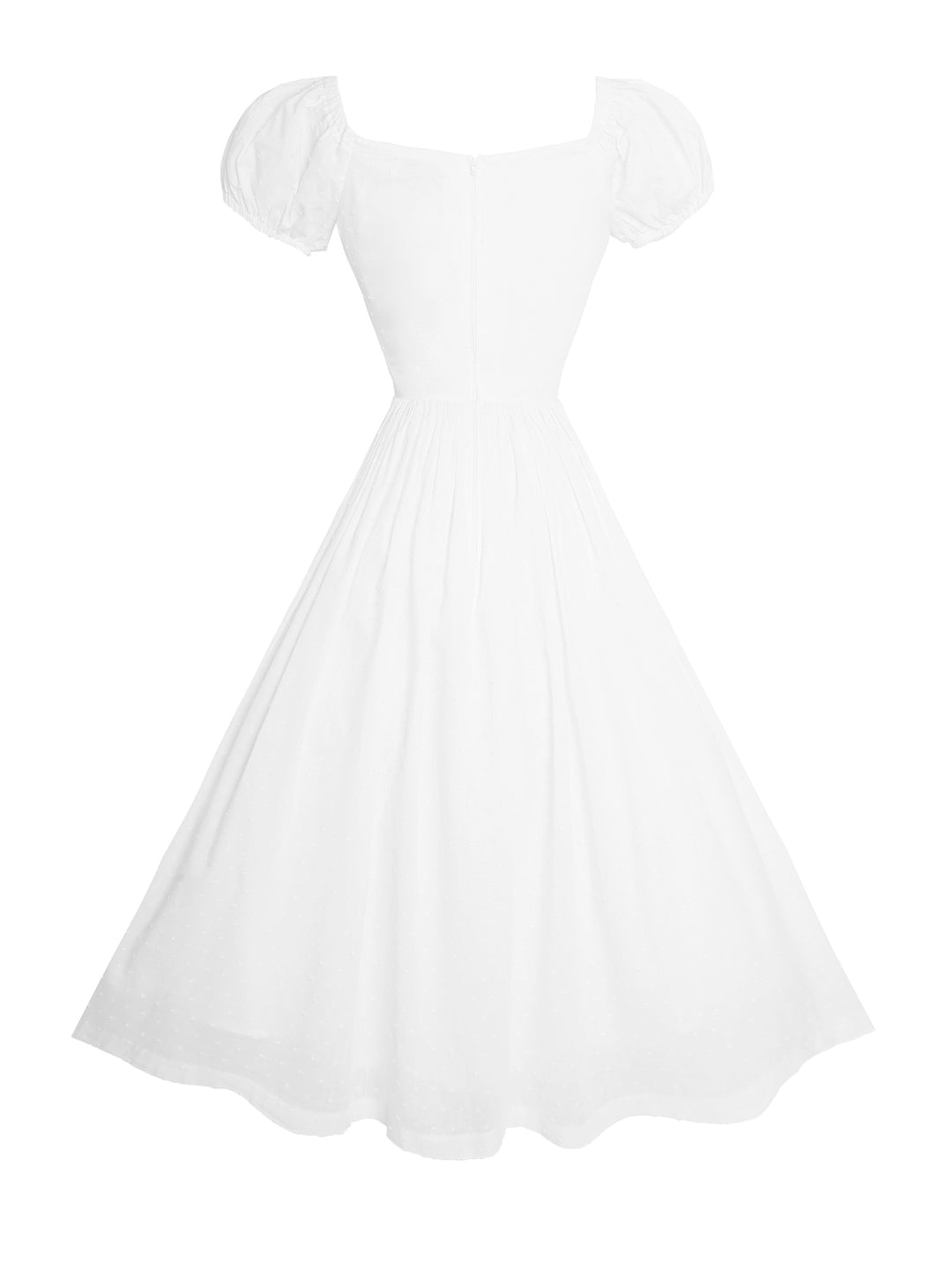 Robe Loretta en coton blanc