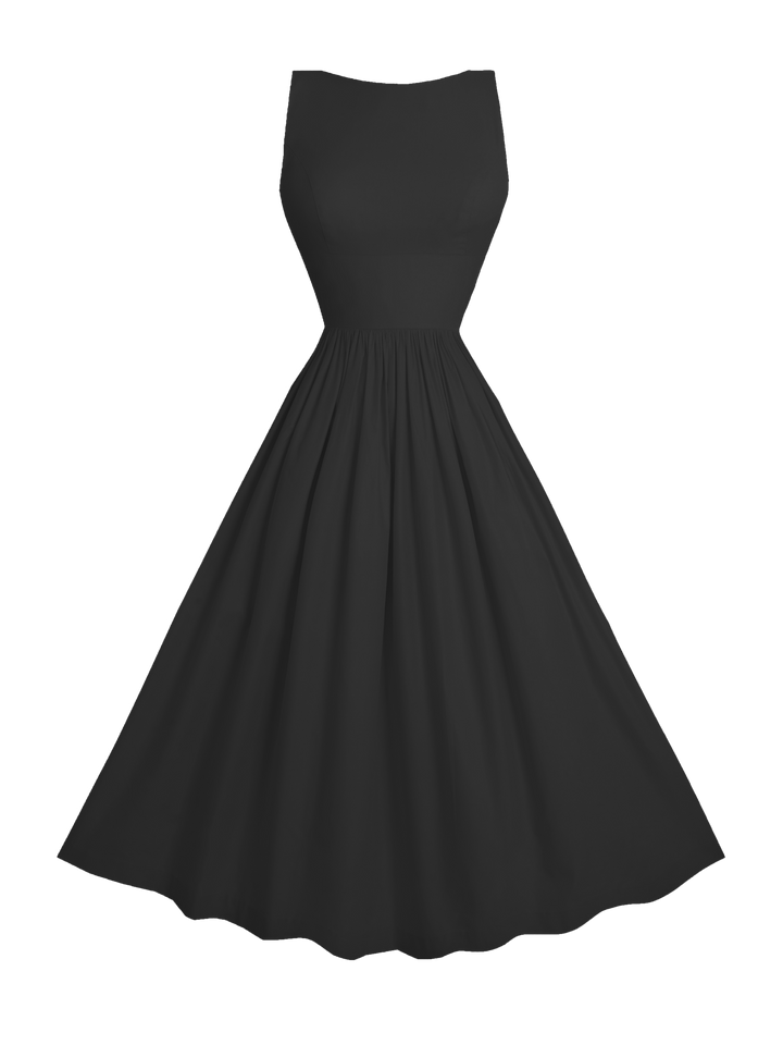 Madeline Solid Cotton Dress