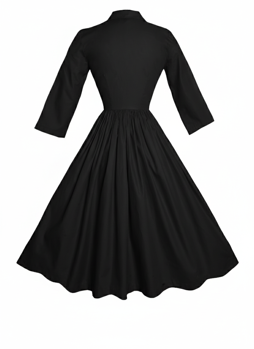 MTO - Natalie Solid Cotton Dress
