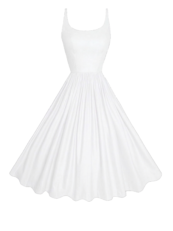 Penelope Solid Cotton Dress