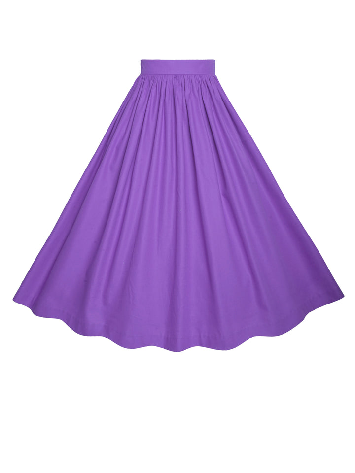 MTO - Lola Solid Cotton Skirt