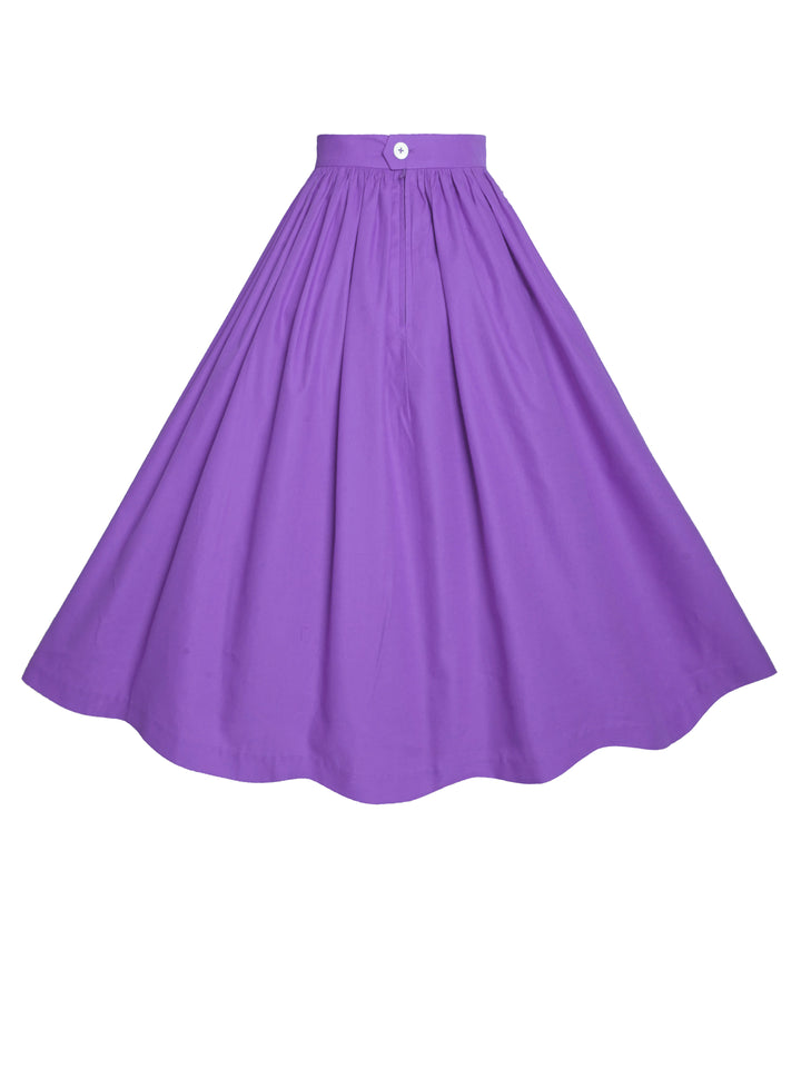 MTO - Lola Solid Cotton Skirt