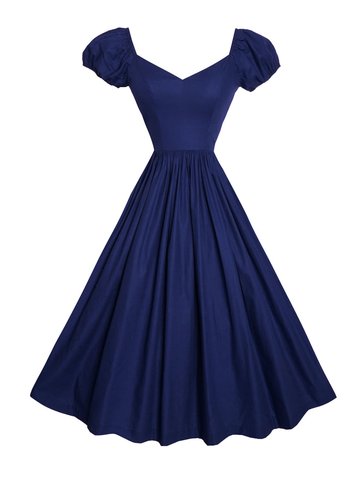Margaret Solid Cotton Dress