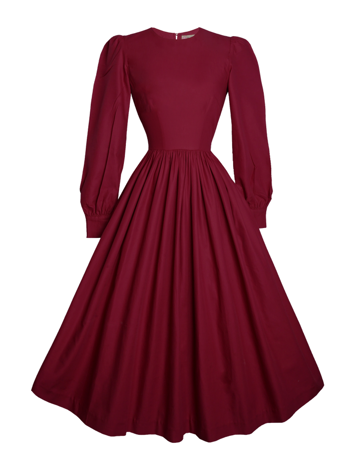 MTO - Agnes Solid Cotton Dress