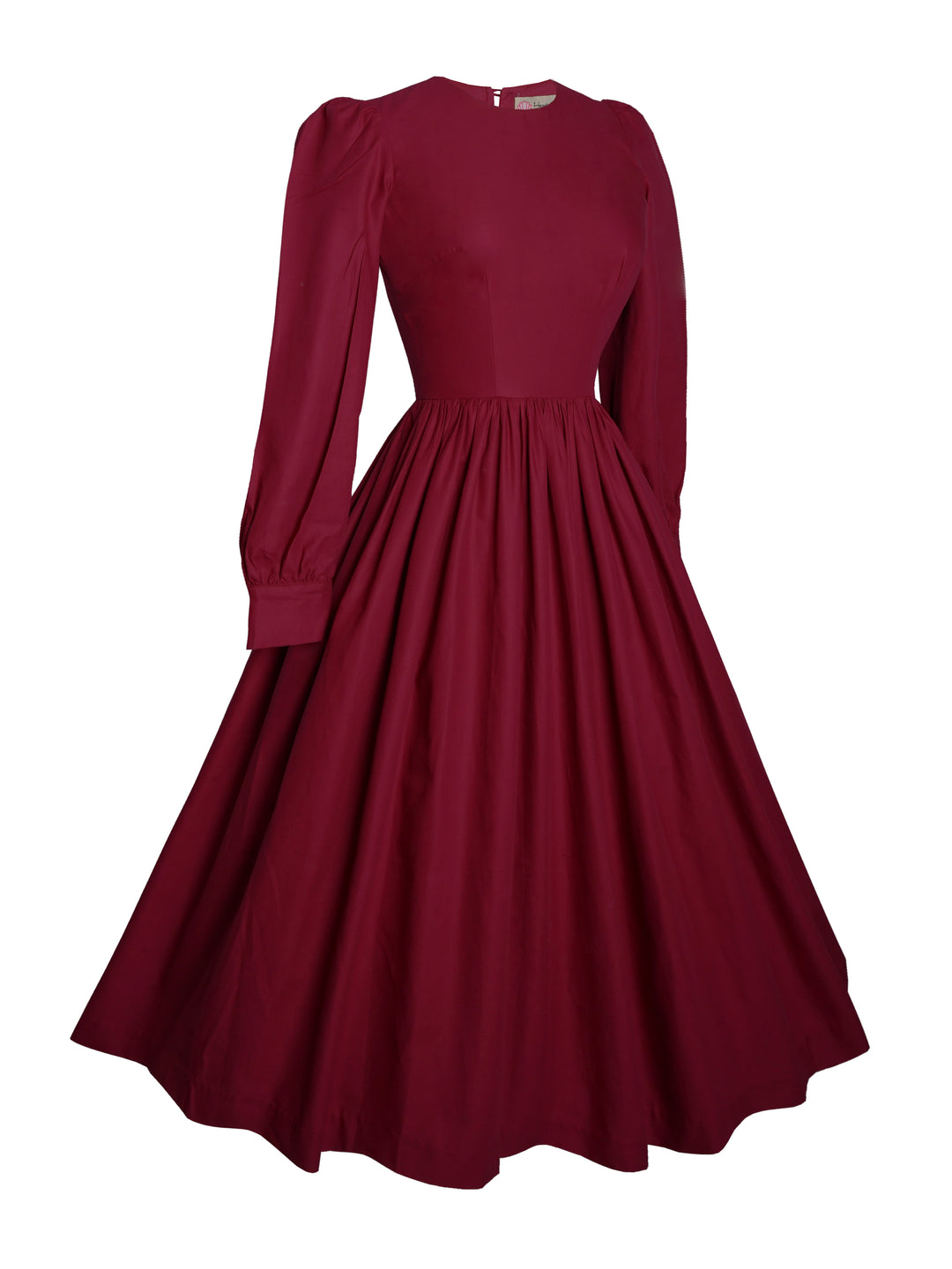 RTS - Taille S - Robe Agnès en Coton Bordeaux