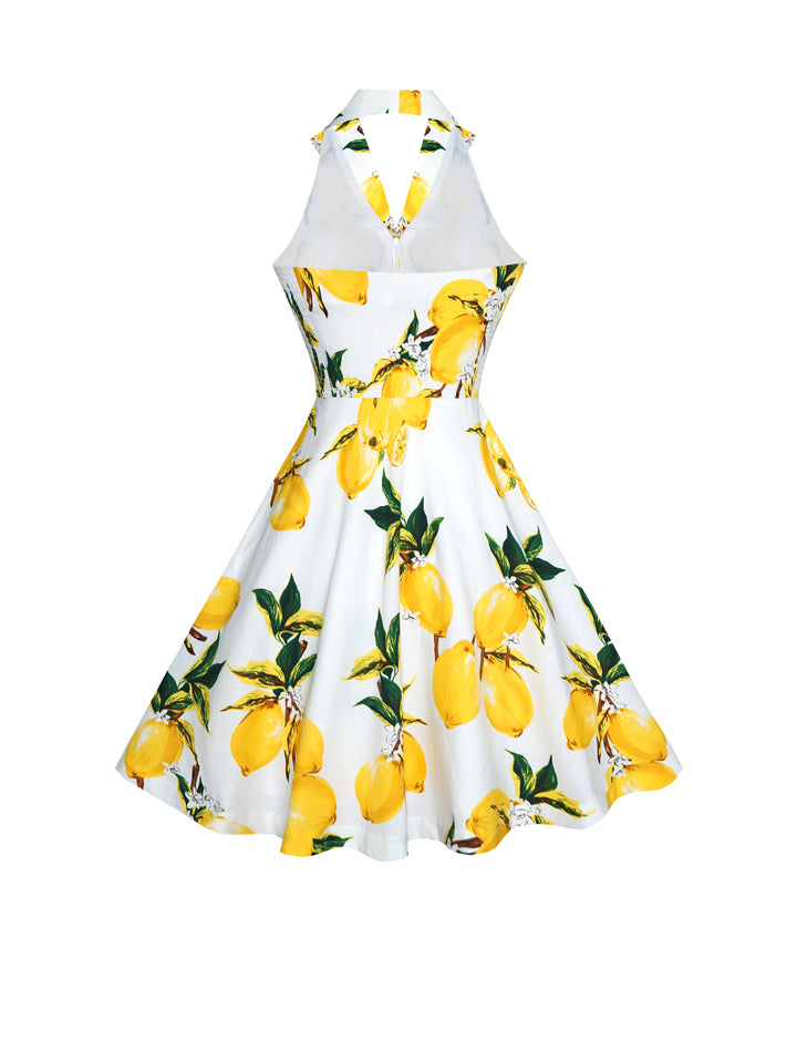 MTO - Nellie Dress in "Freshly Squeezed" Golden Yellow