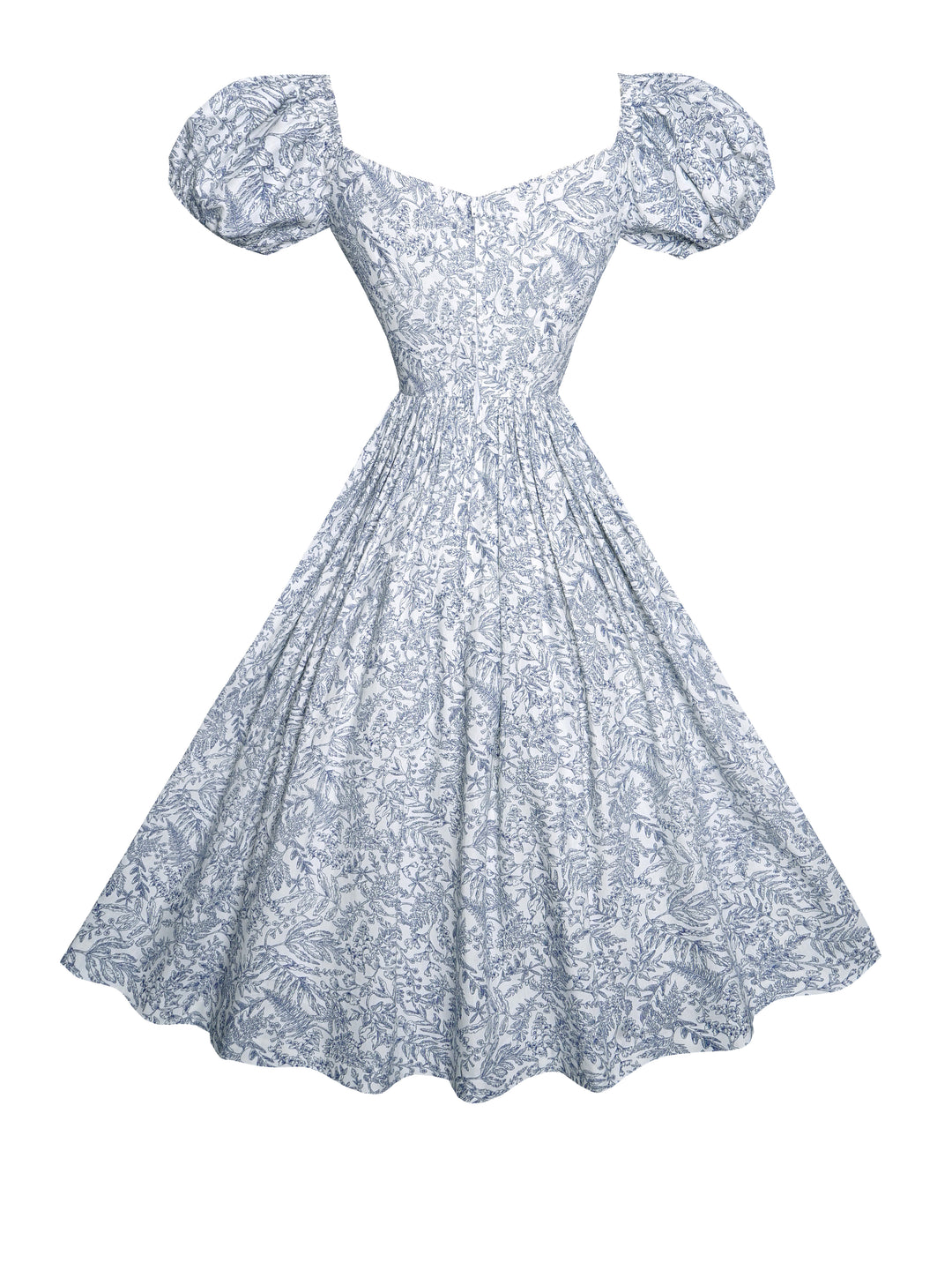 MTO - Margaret Dress "French Countryside" Navy Blue