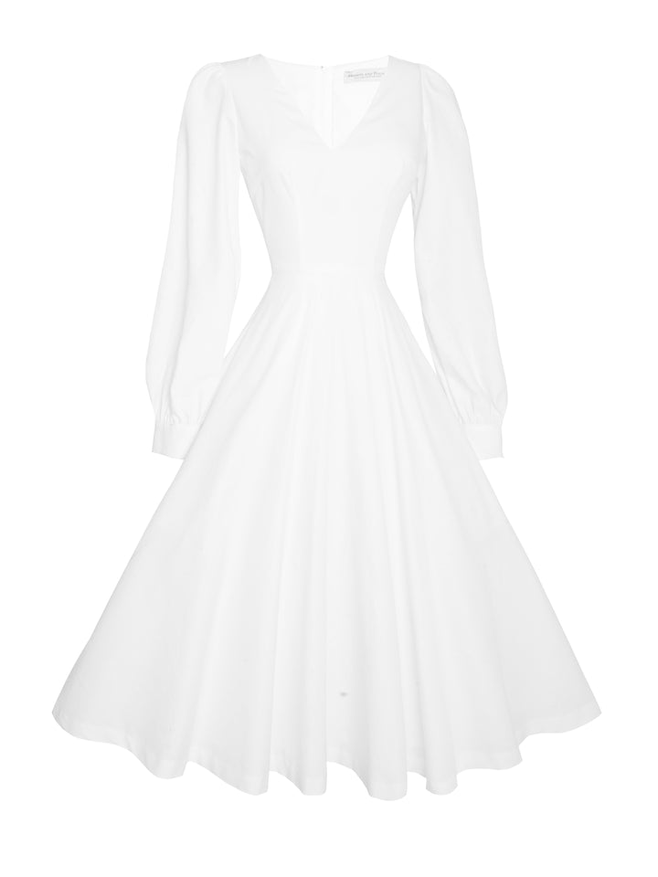 RTS - Taille S - Robe Donna en Coton Blanc