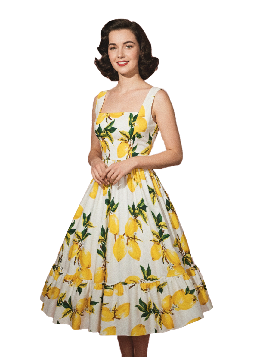 Henrietta Dress "Freshly Squeezed"