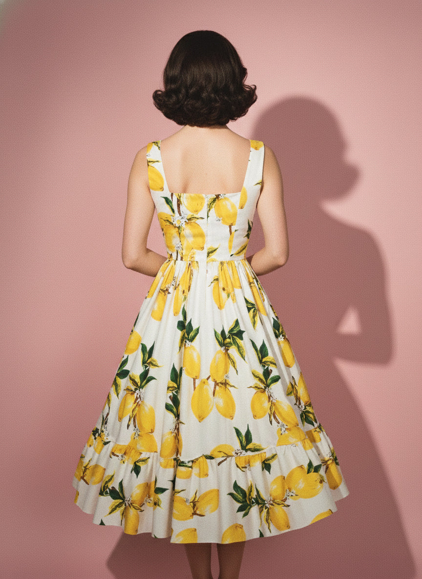 RTS - Taille S - Robe Henrietta Dorée "Fraîchement Pressée"
