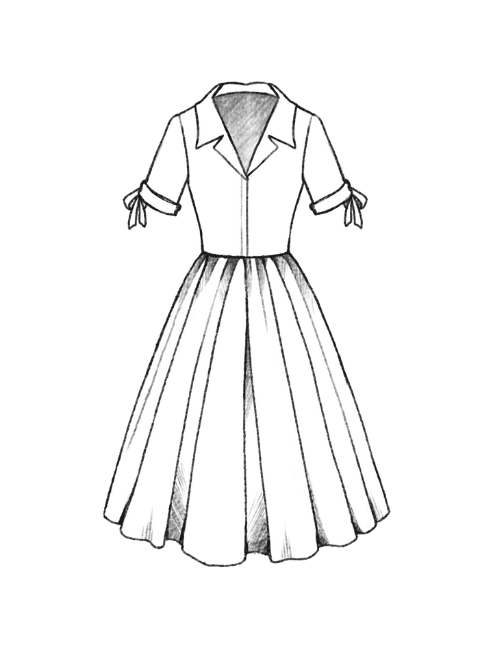 RTS - 2XL - Trudie Dress "Garden Wall" Grey