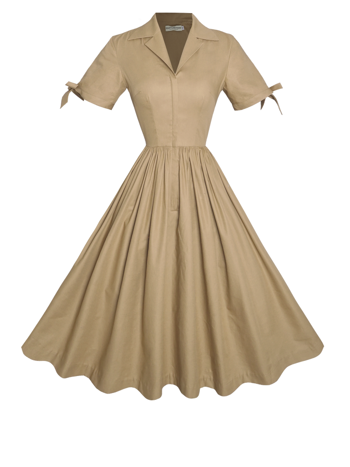 Trudie Solid Cotton Dress