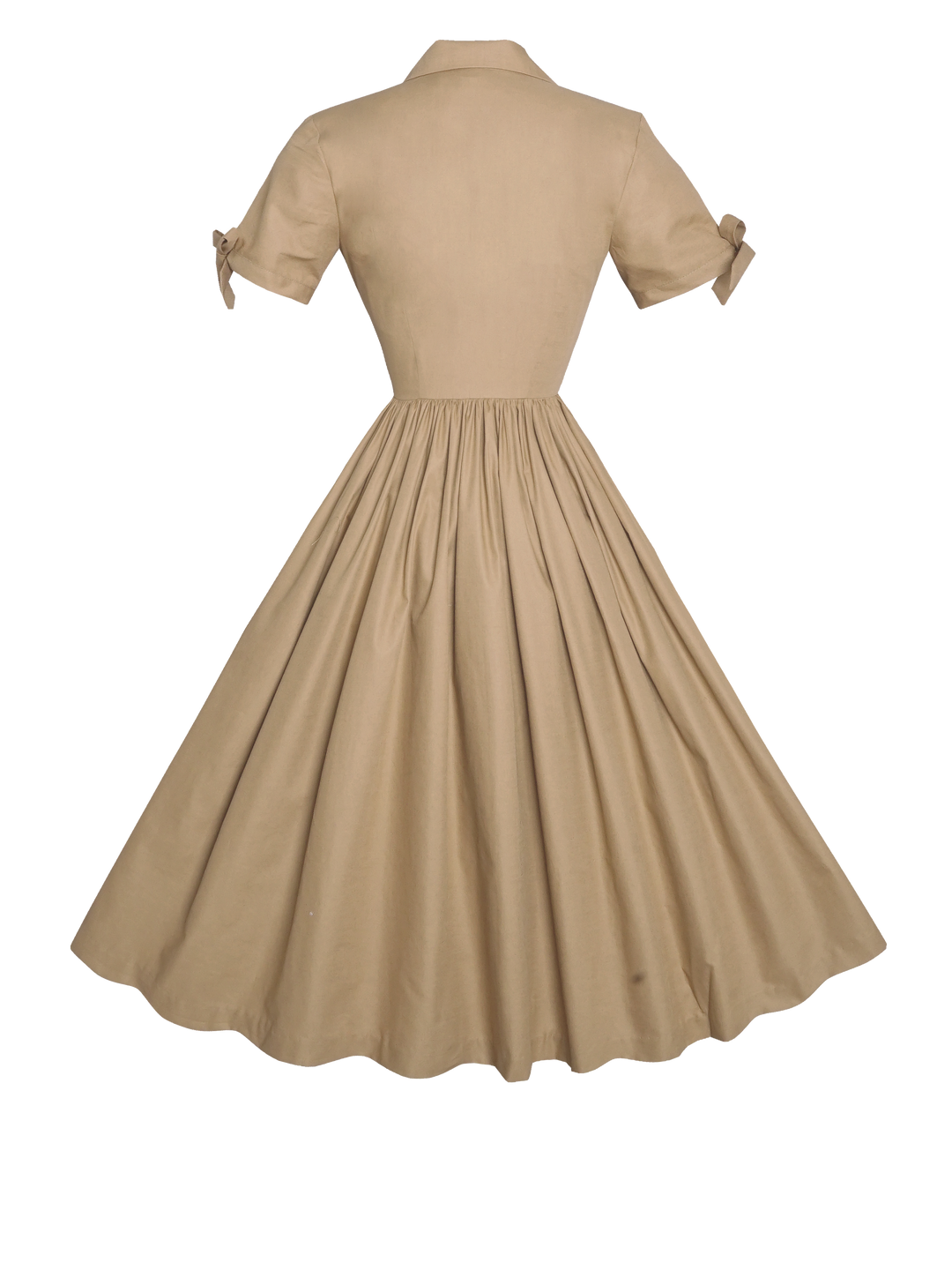 RTS - 2XL - Trudie Dress Camel Beige Cotton