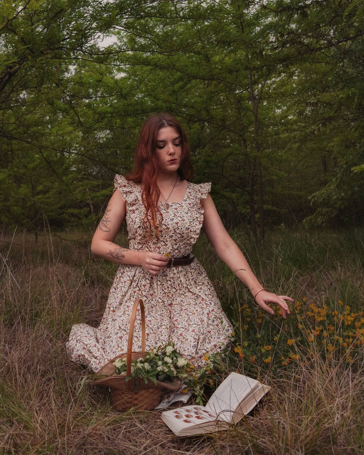 MTO - Lorraine Dress in "Harvest Bloom"