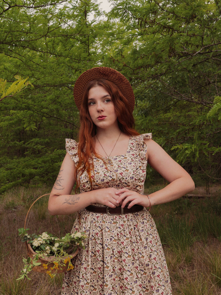 MTO - Lorraine Dress in "Harvest Bloom"